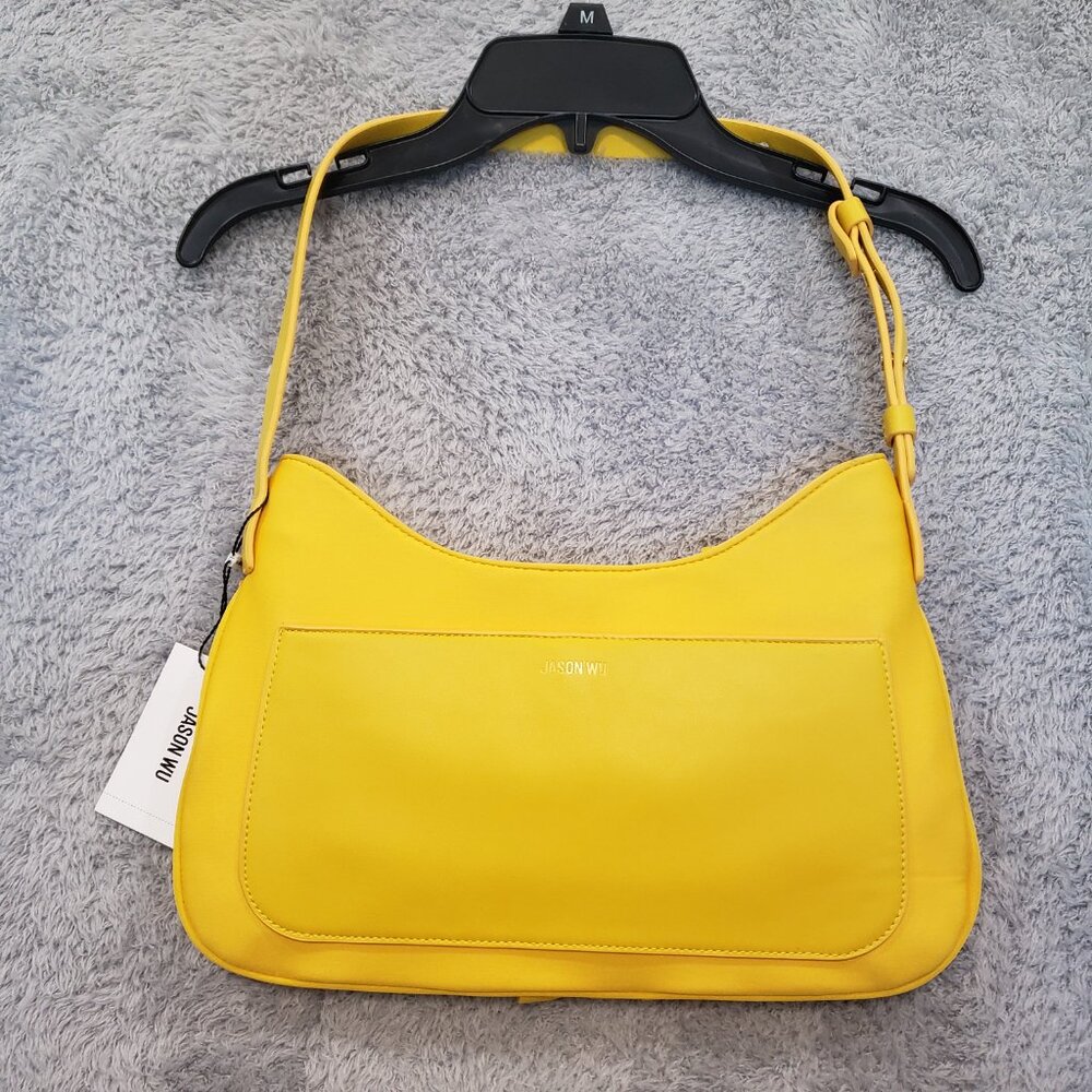 Jason Wu Sunflower Shoulder Bag Purse Ruffle Ribbon Detail NWT $138 Bright Girly - Picture 2 of 5
